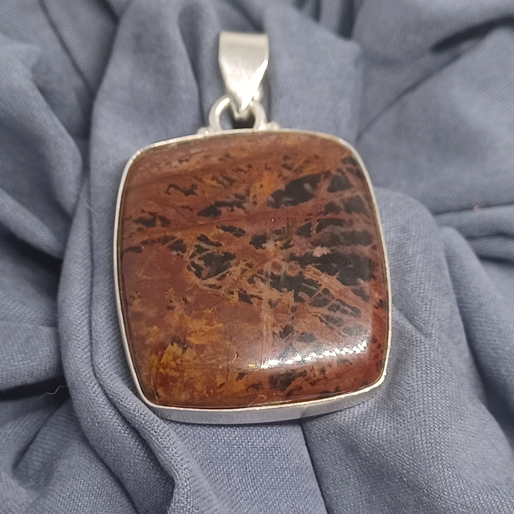 Gemstone Mahogany Obsidian Pendant - Picture 8 of 15